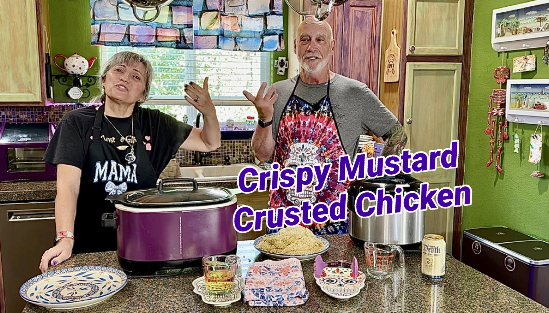 Crispy Mustard Crusted Chicken